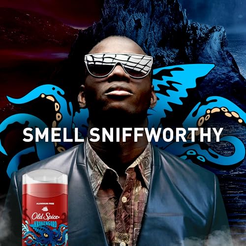 Old Spice Aluminum Free Deodorant for Men, Krakengard Deep Ocean Scent, 1.8 oz