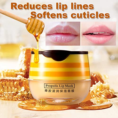 Alisesun Honey Lip Balm & Sleeping Mask 2-Pack - Vitamin E Moisturizing Lip Care