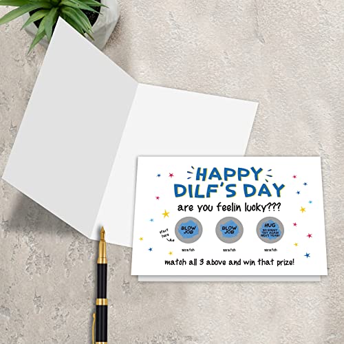 Funny Scratch Off Father's Day Card for Husband - 8" x 5.3"