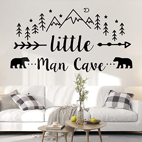 Tribal Mountain Bear Wall Decal - Nursery & Bedroom Decor