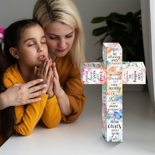50 Pcs Inspirational Christian Refrigerator Magnets with Bible Verses