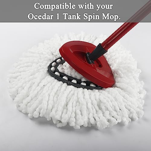 Bulex Spin Mop Refill Replacement Heads - 2 Pack Microfiber