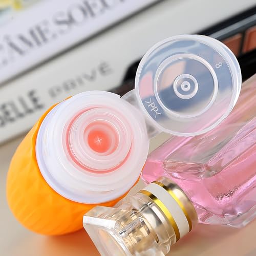 Gemice Silicone Travel Bottles for Toiletries - 3oz TSA Approved Refillable Leak Proof Containers 4 Pack