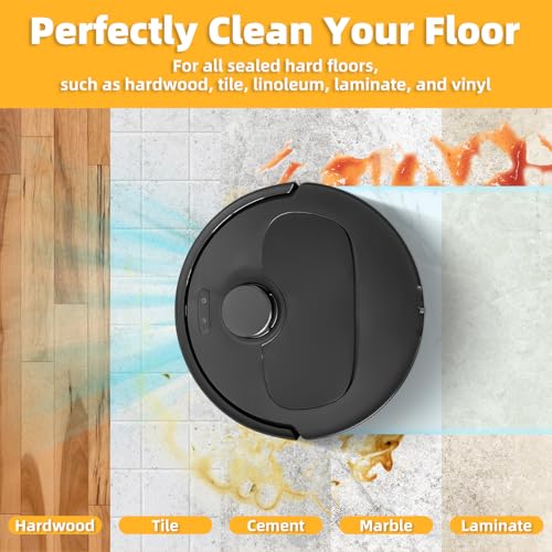 LOVECO 8-Pack Mop Pads for Roborock Qrevo Robot Vacuum | Washable Microfiber