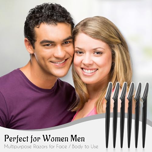 16 Pcs Eyebrow Razors and Dermaplaning Facial Hair Removal Tools