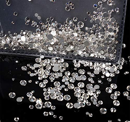 Flatback Crystal Rhinestones Mix Size 1440pcs for Nail Art and Crafts