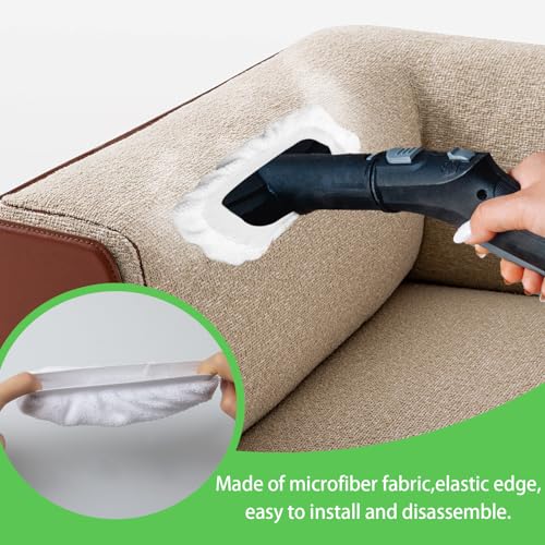 8-Pack Microfiber Steam Mop Pads for Bissell & PurSteam Cleaners
