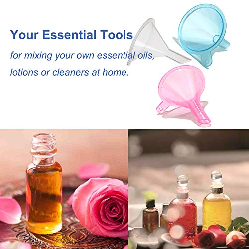 Avenoir Refillable Cosmetic Funnels for Lotion and Shampoo, 3 Colors