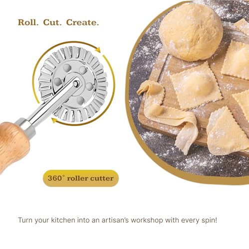1.9-Inch Pastry & Pasta Cutter Wheel – Multi-Purpose Pizza Tool