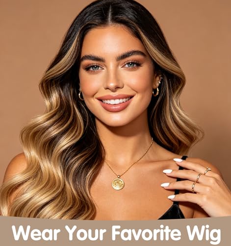 4-Pack Non-Slip Mesh Wig Cap for Long Hair and Cosplay