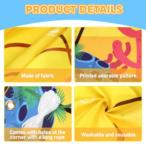 Large Pineapple Photo Booth Backdrop for Summer Parties