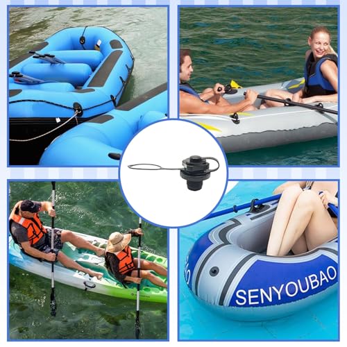 4-Pack Black 24mm Air Valve Caps for Leak-Proof Sealing