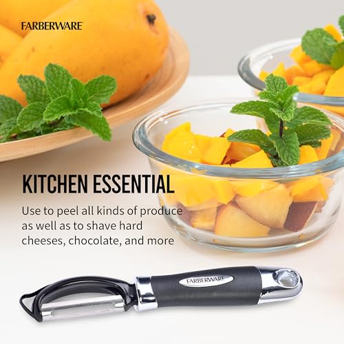 Farberware Pro2 Euro Vegetable Peeler - Stainless Steel with Bud Remover