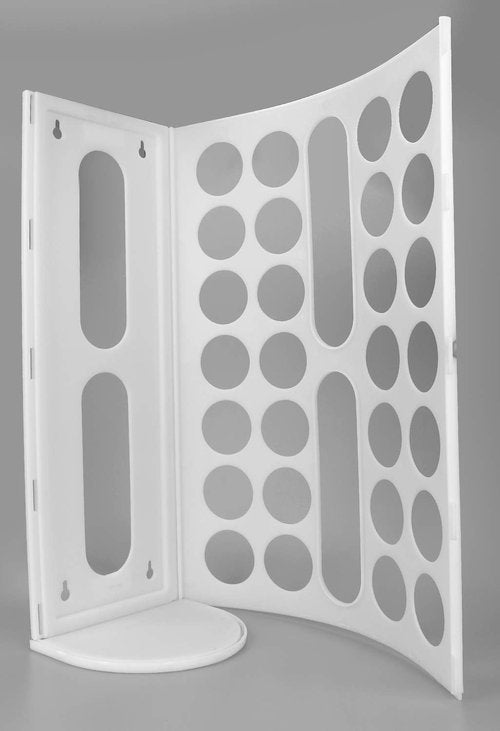 Lunies Plastic Bag Holder - Large Capacity Grocery Bag Dispenser | Wall Mount Kitchen Organizer (White)