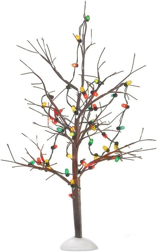 Department 56 Lighted Christmas Bare Branch Tree - Festive Holiday Decor | 24-Inch Size