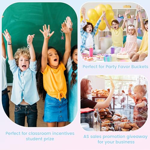 Papacharms 20pcs Random Keychain Lot - Fun Party Favors & Gifts