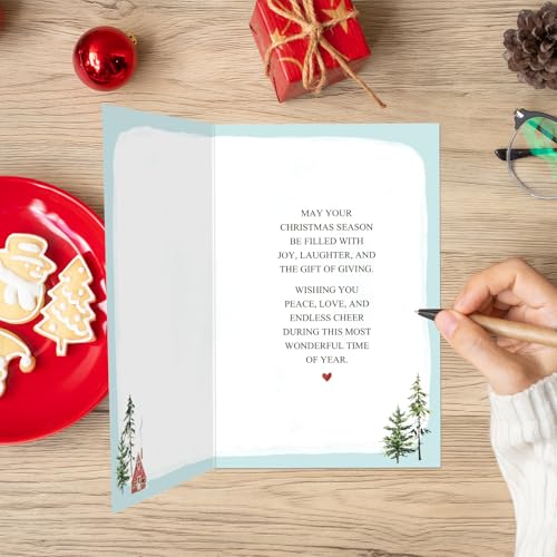 Ogeby Christmas Card for Brother & Sister-in-Law - Forest Scene
