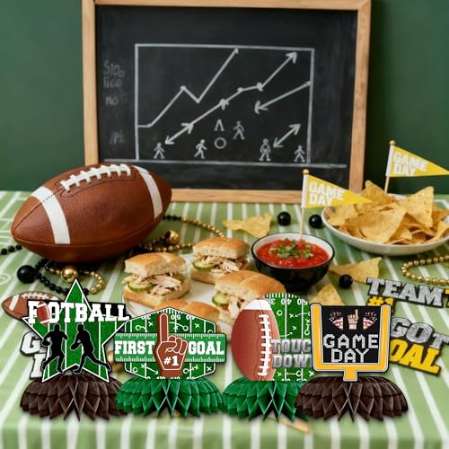 Football Centerpieces for Tables – 12PCS Game Day Decorations