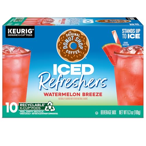 The Original Donut Shop Iced Refreshers Watermelon Breeze - 60 K-Cup Pods