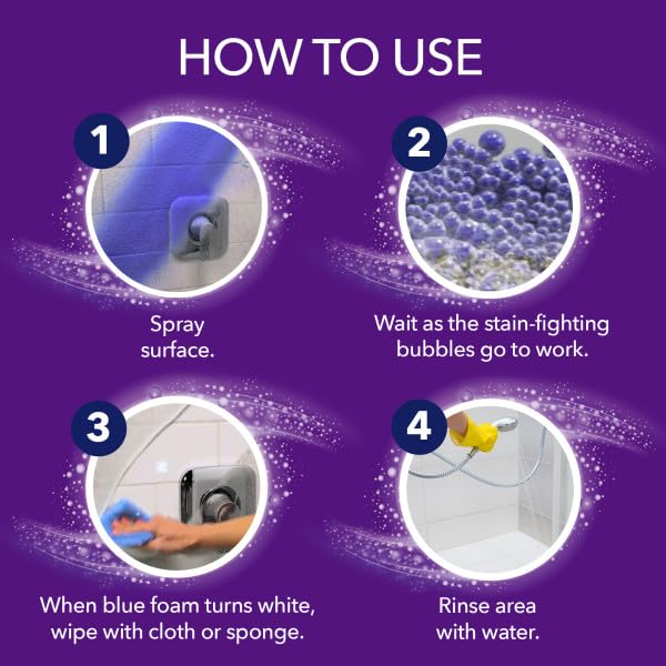 OxiClean Foam-Tastic Fresh Scent Bathroom Cleaner, 19 oz, 4 count