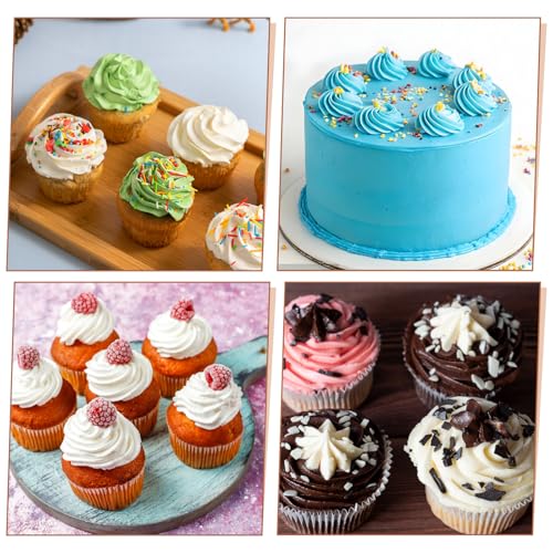 1M Open Star Cake Piping Tip Set - 3 Stainless Steel Nozzles