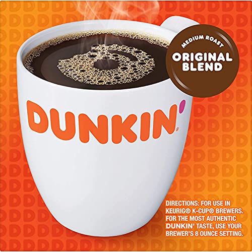 Dunkin Donuts Original Blend, Medium Roast Coffee K Cups - 144 Count