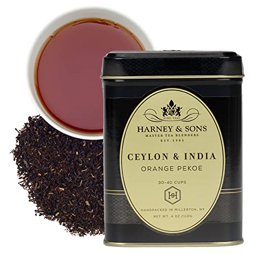 Harney & Sons Ceylon & India Loose Leaf Black Tea - 4 oz Tin