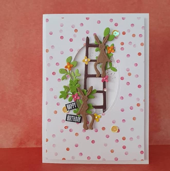 Bunny Metal Die Cuts for Scrapbooking & Card Making - 4.8x3.8cm