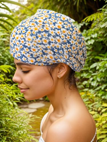 Bomeirc Boho Paisley Stretch Headband Knotted Hair Band for Women