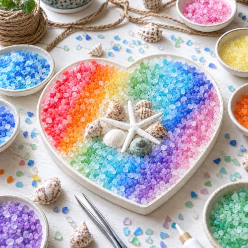 Frosted Sea Glass Stones - 0.9LB Decorative Pebbles for Crafts & Decor