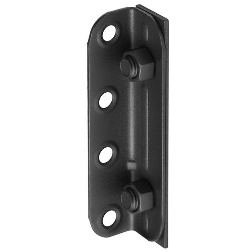 GBGS 8 Pack Black Bed Rail Brackets,4-1/4" x 1" Non-Mortise Wood Bed Frame Post Hardware,Replacement