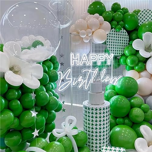 Green Balloons Garland Kit - 140pcs in Various Sizes for Parties