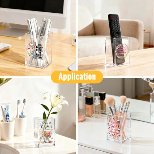 I Have To Be Successful Acrylic Makeup Brush and Pen Holder Cup