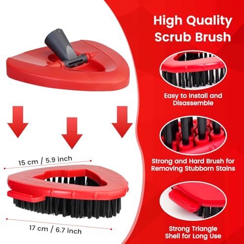 Oceda Mop Head Replacement Scrub Brush for EasyWring 1-Tank System