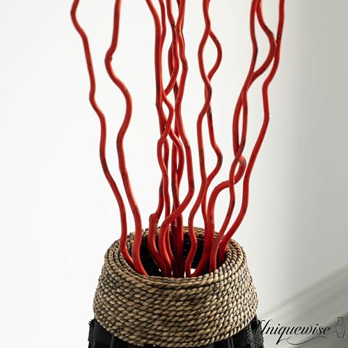 Natural Dried Mulberry Twigs for DIY Crafts & Decor - 59 Inch Red Variation
