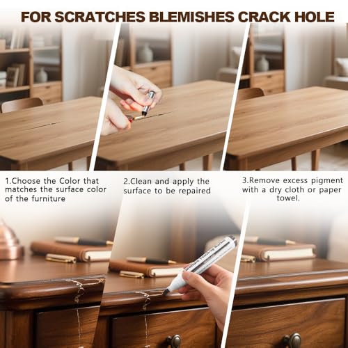 Wood Furniture Scratch Repair Markers & Wax Sticks Set of 13