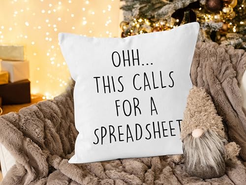 Funny Office Pillow Cover 18x18 - Sarcastic Coworker Gift G