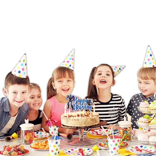 Robot Hero Happy Birthday Cake Topper for Any Celebration