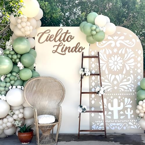 Cielito Lindo Felt Backdrop Sign for Baby Showers & Weddings