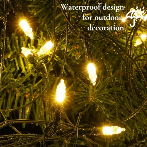Outdoor Christmas Mesh Net Lights 120 LED Warm White - 2 Pack