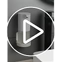 2PCS Adhesive Round Floating Wall Shelves, Drill-Free Storage Racks