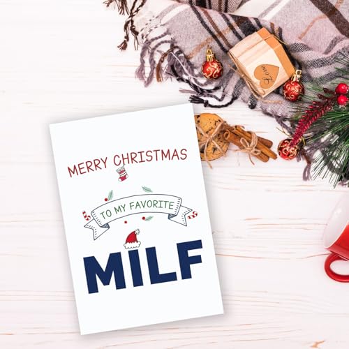 Funny Christmas Card for Mom - Premium Holiday Greeting Card