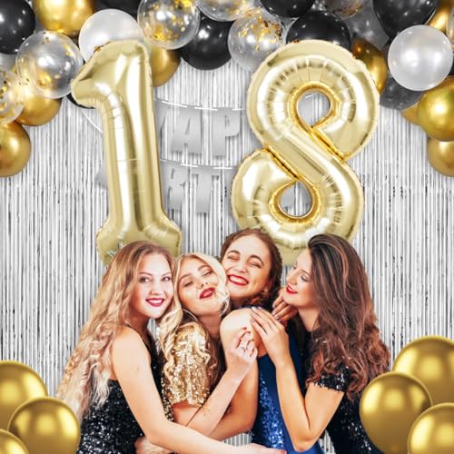 Florisland 40 Inch Light Gold Number 11 Foil Balloon Birthday Decoration