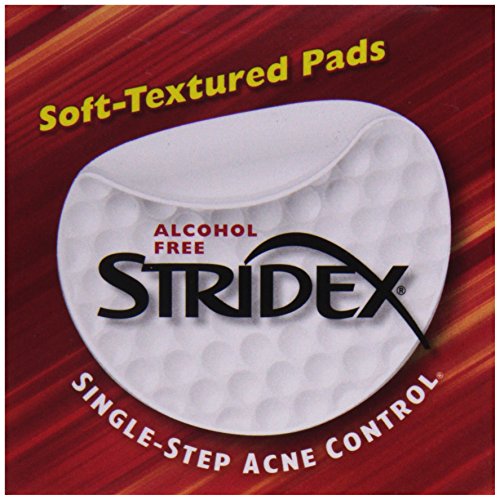 Stridex Maximum Medicated Acne Pads 55 Count - 2% Salicylic Acid Face Wipes