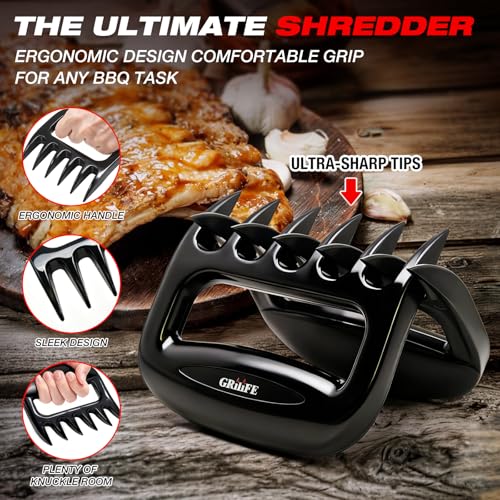 Meat Shredder Claws - Versatile BBQ Tool for Pulled Pork & Chicken