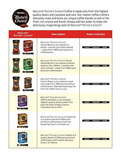 Nescafe Taster's Choice House Blend Instant Coffee Sticks, 18 Count