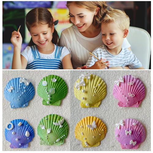 30 Natural Scallop Shells 2.3-3'' for DIY Crafts & Home Décor