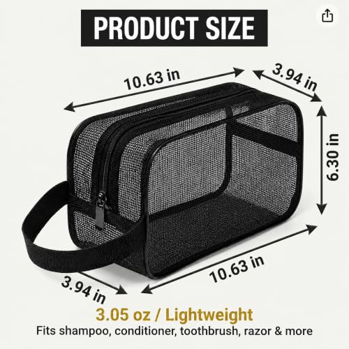Mesh Shower Caddy Bag - Portable and Quick-Dry for Gym & Dorm