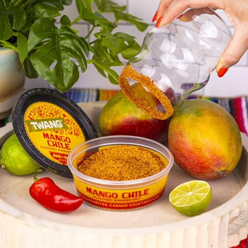 Twang Mango Chile Rimming Salt - 4 Ounce (Pack of 12) for Cocktails