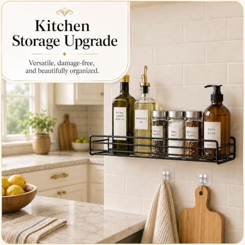 16 Pcs Strong Adhesive Shower Caddy Hooks - No Drilling Storage Solution